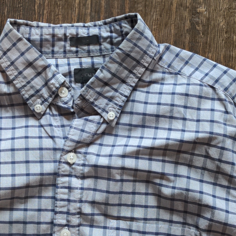 Men's J. Crew Slim Fit casual button down
